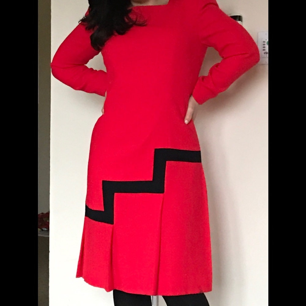 Luxury couture red sexy knee dress wedding m dress
