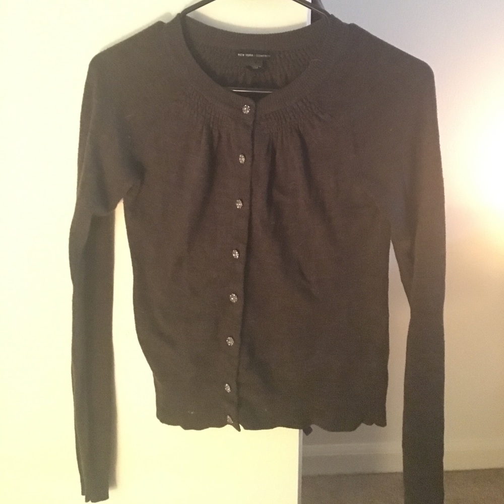 Dark gray cardigan