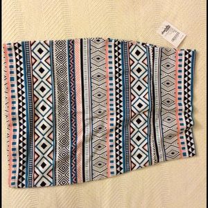 Tribal print pencil skirt