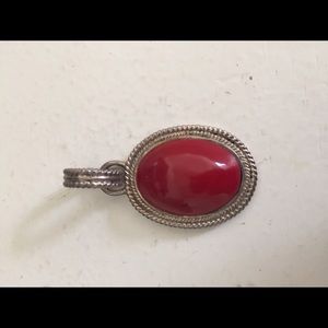 Gorgeous Red Turquoise Pendant