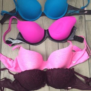 7 vs pink bras