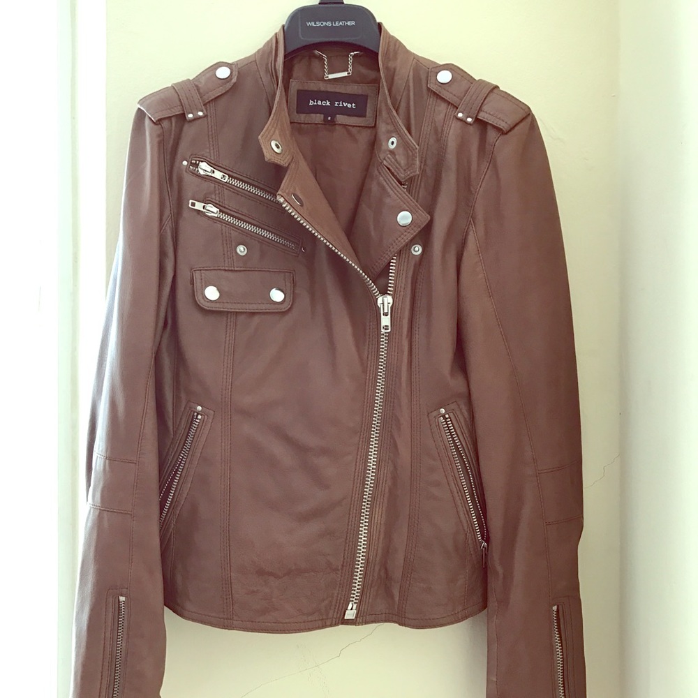 Wilsons leather brown jacket