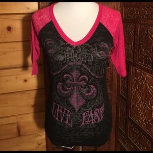 Medium Burnout Affliction shirt