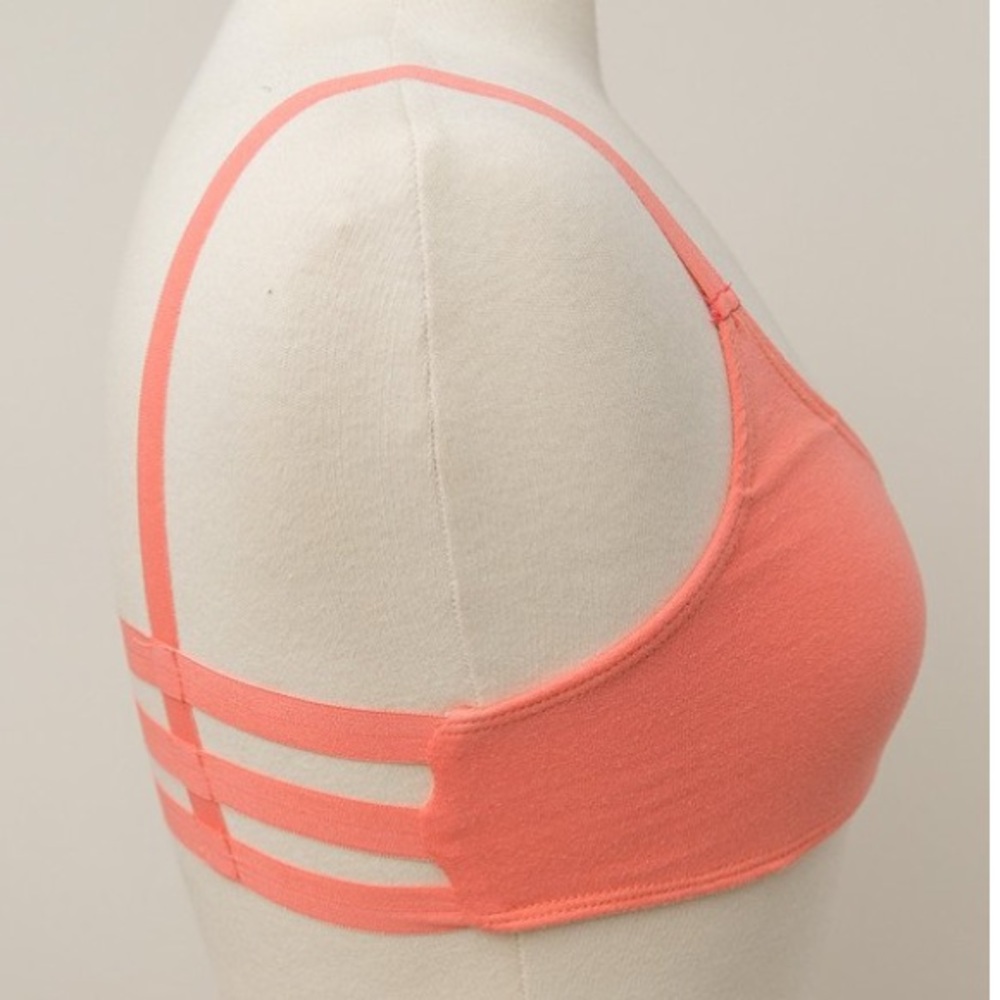 Coral Cutout Back Bandeau