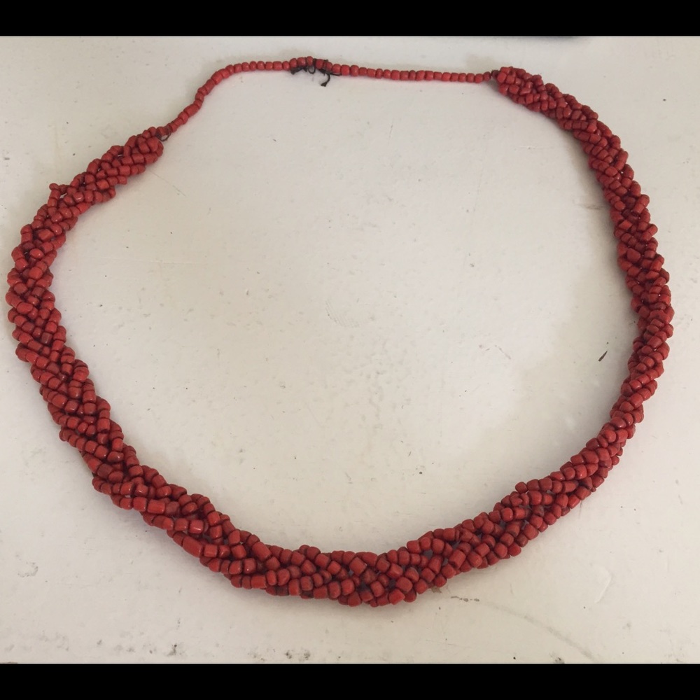 Handmade beaded necklace