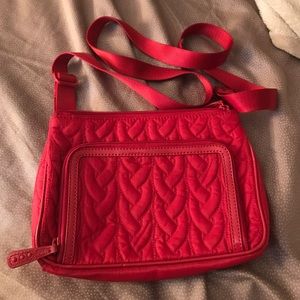 Vera Bradley red cross body