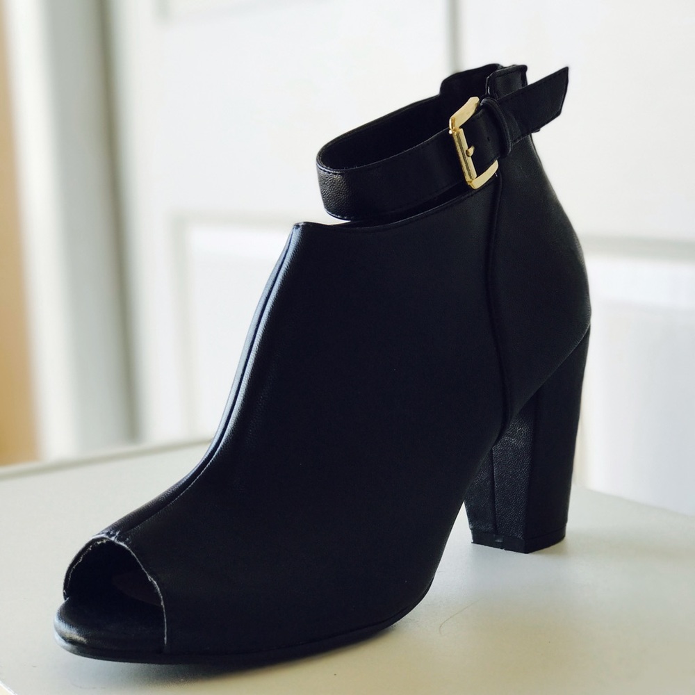 ASOS Peeptoe Booties