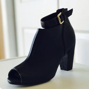 ASOS Peeptoe Booties