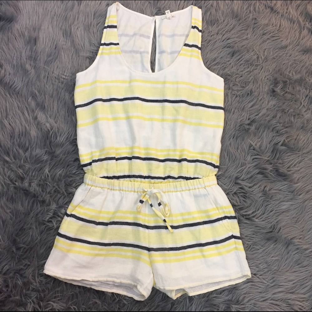 Joie Women's Striped 'Miri' Cotton Romper