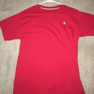Red Champion Tee