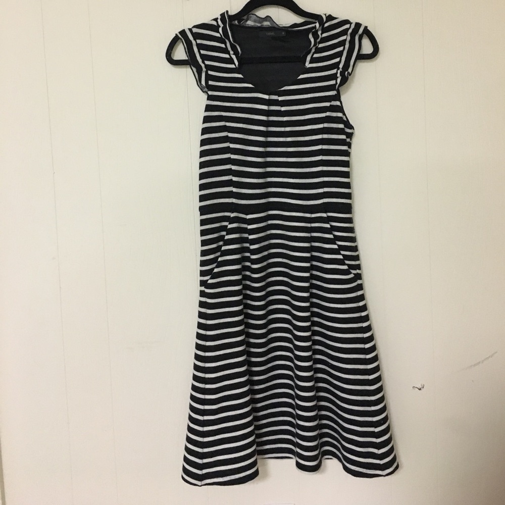 THML black and white striped dress
