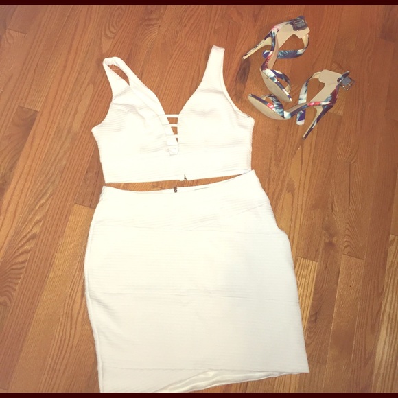 Charlotte Russe Dresses & Skirts - White Two Piece "Dress"