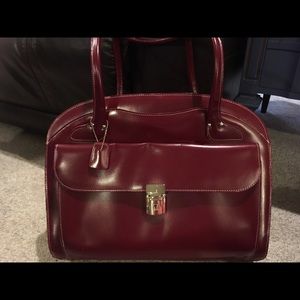 McKlein Women's Leather 15.4 in laptop briefcase