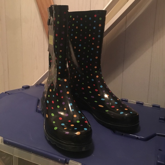 Polk dot rain boots - Picture 2 of 3