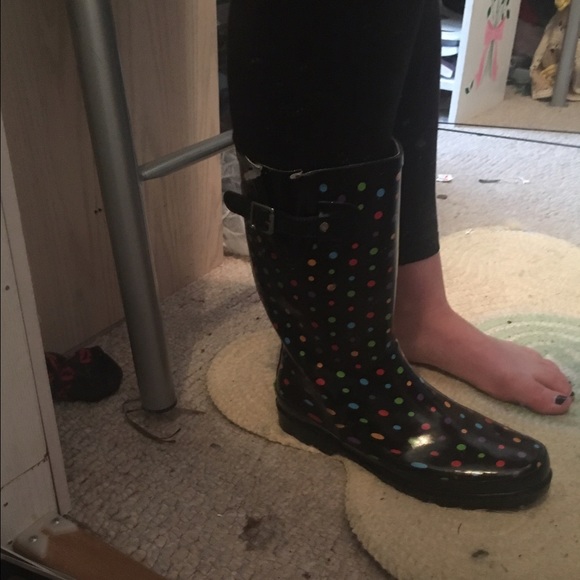 Polk dot rain boots - Picture 3 of 3