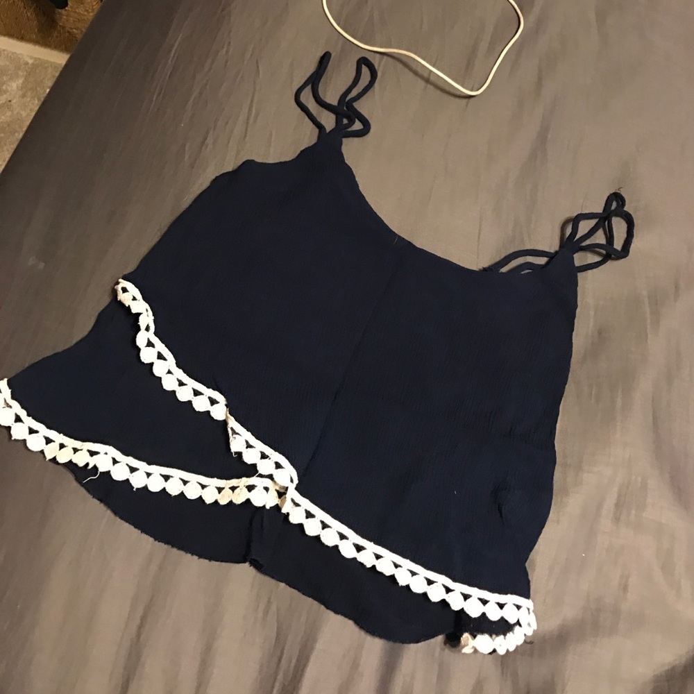 Spaghetti strap crop top