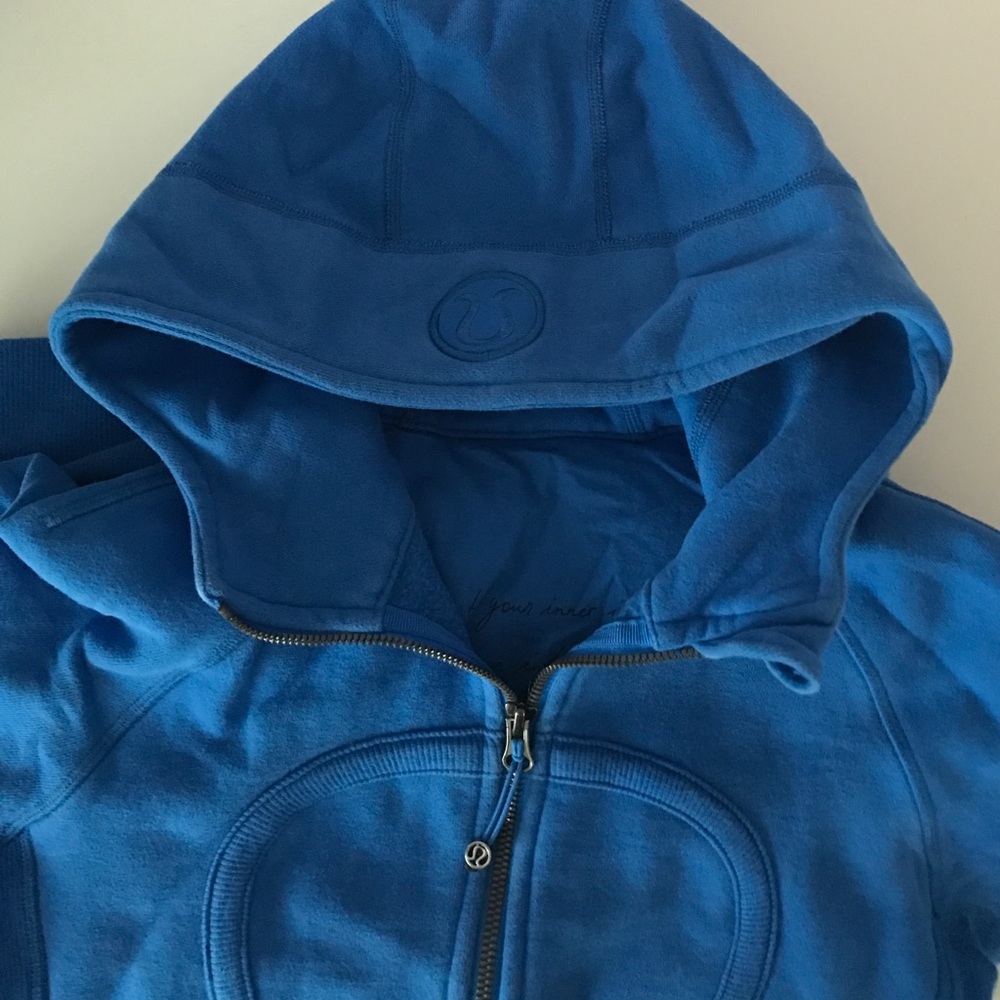 lulu🍋 blue scuba hoodie 💙