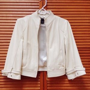 Arden B. Lamb Leather Motor Cycle Jacket Short