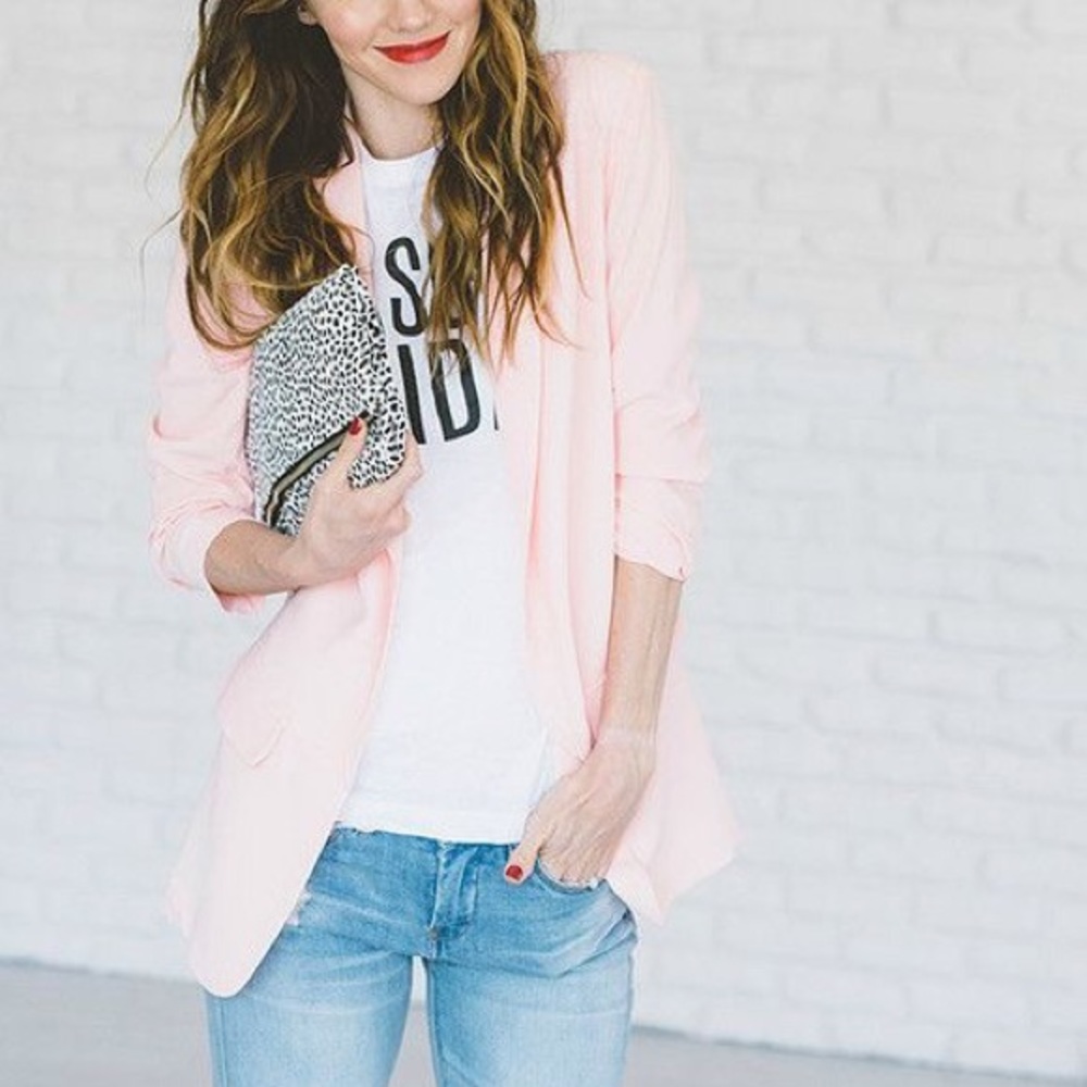 BLUSH BOYFRIEND BLAZER