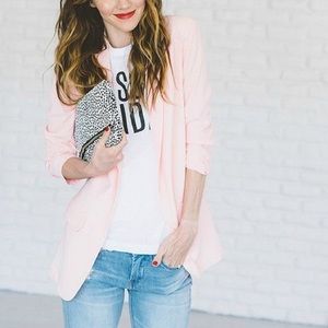BLUSH BOYFRIEND BLAZER