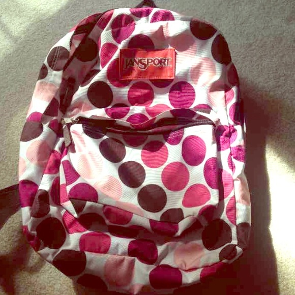 Jansport Handbags - Jansport Polka Dot Backpack