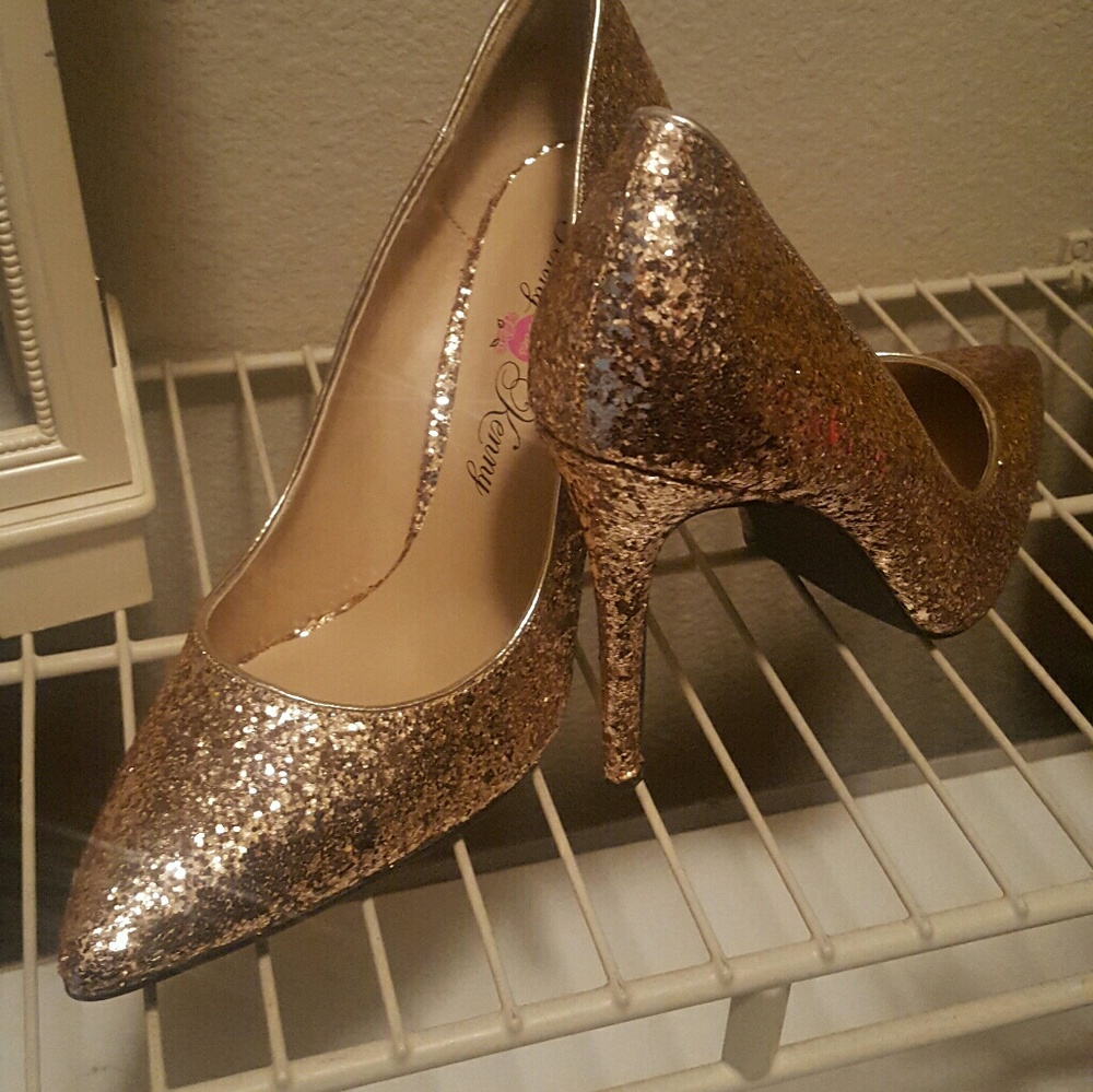 Glitter and Gold heels