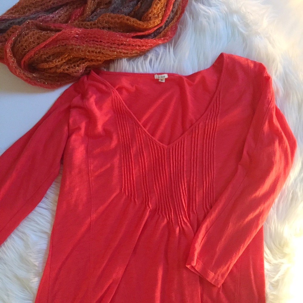 J. Crew Basic Knit with Gathered Detail