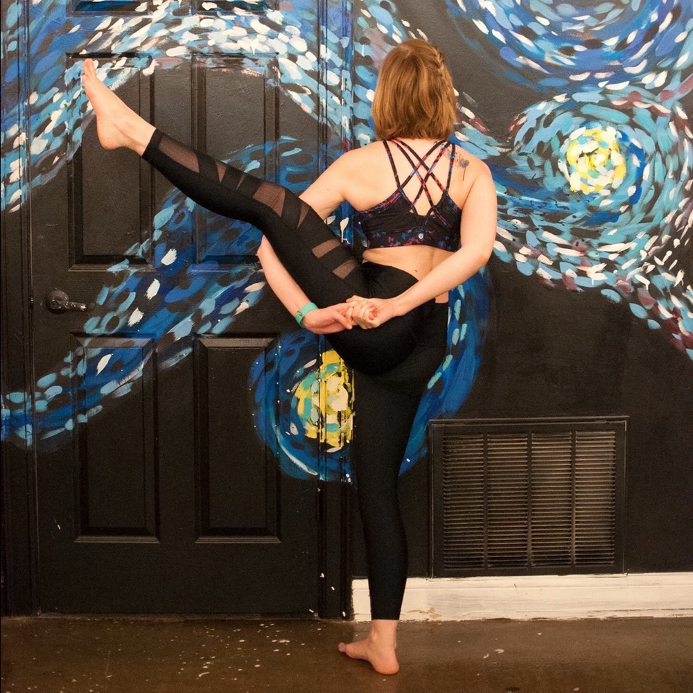 Lululemon High Times Tech Mesh Leggings