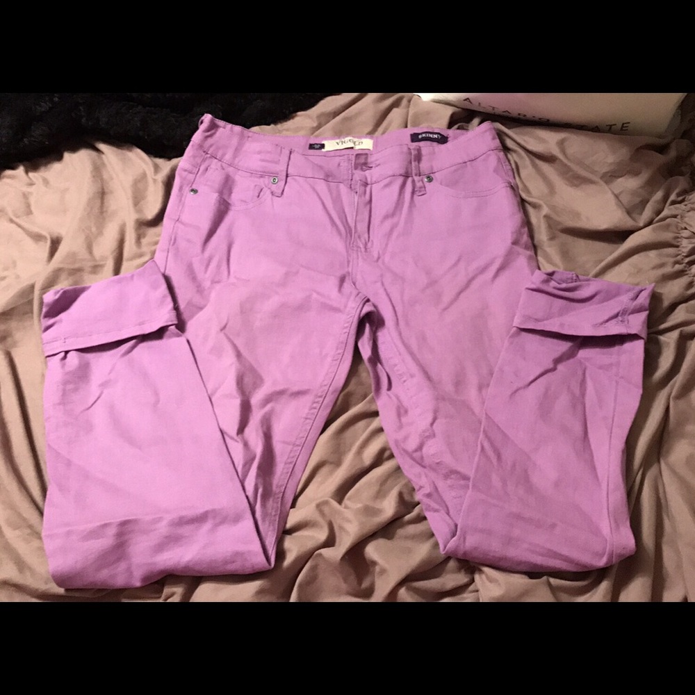 Purple jeggings