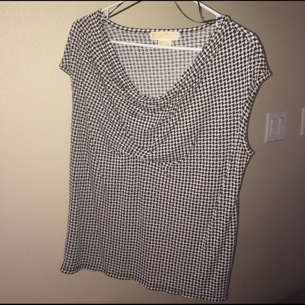 Black & White Michael Kors Top, 1X