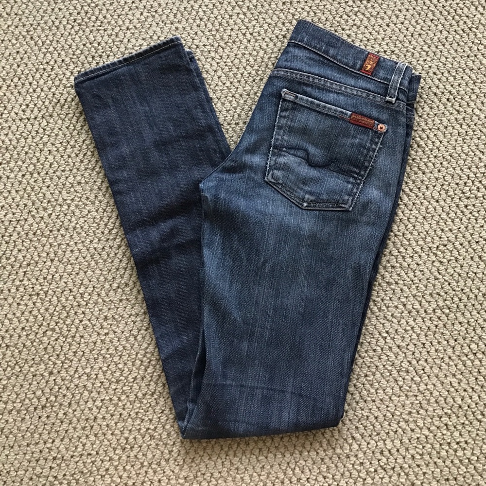 7 for all Mankind Roxanne dark wash jeans