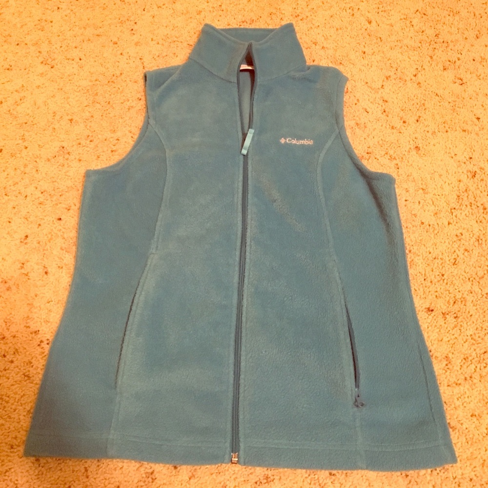 Blue fleece Columbia vest