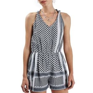 Topshop Scarf Print Romper Size 8 (US S/M)