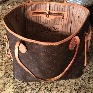 Authentic Louis Vuitton Neverfull bag M/M.