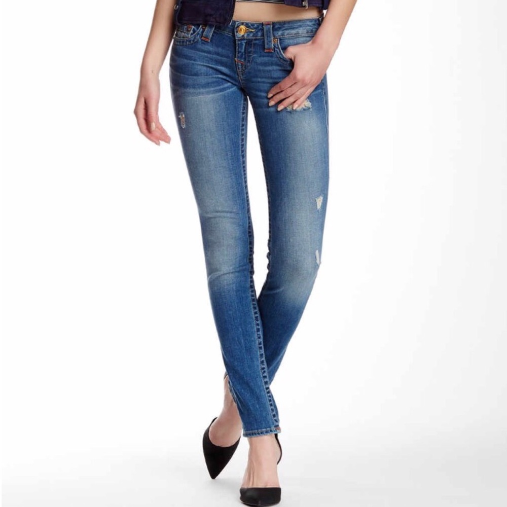 True Religion vintage skinny jean in bumm wild