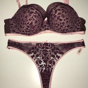 Brand New VS Bra/Thong - 38DD/Large