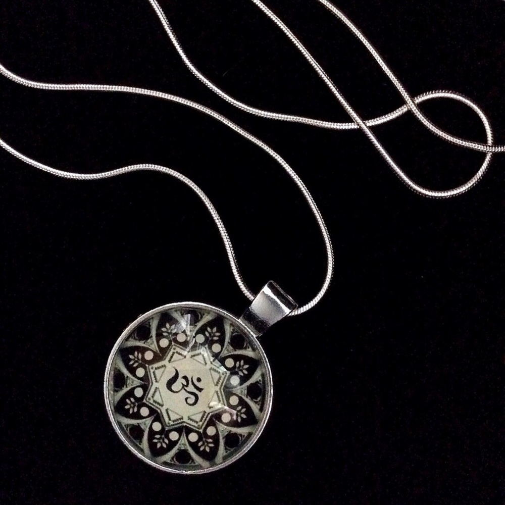 ::Om Symbol:: within a Floral Geometric Mandala