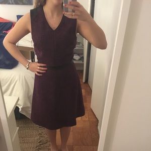 41 Hawthorn Purple & Black Sleeveless Dress
