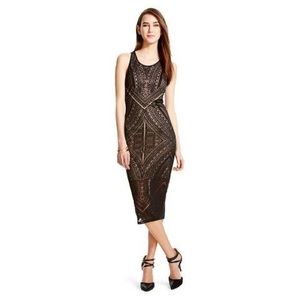 Mossimo Burnout Bodycon Midi Dress