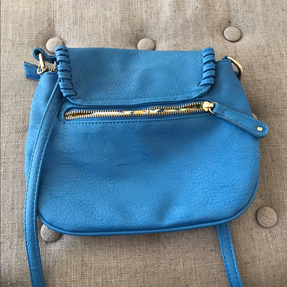 Blue crossbody