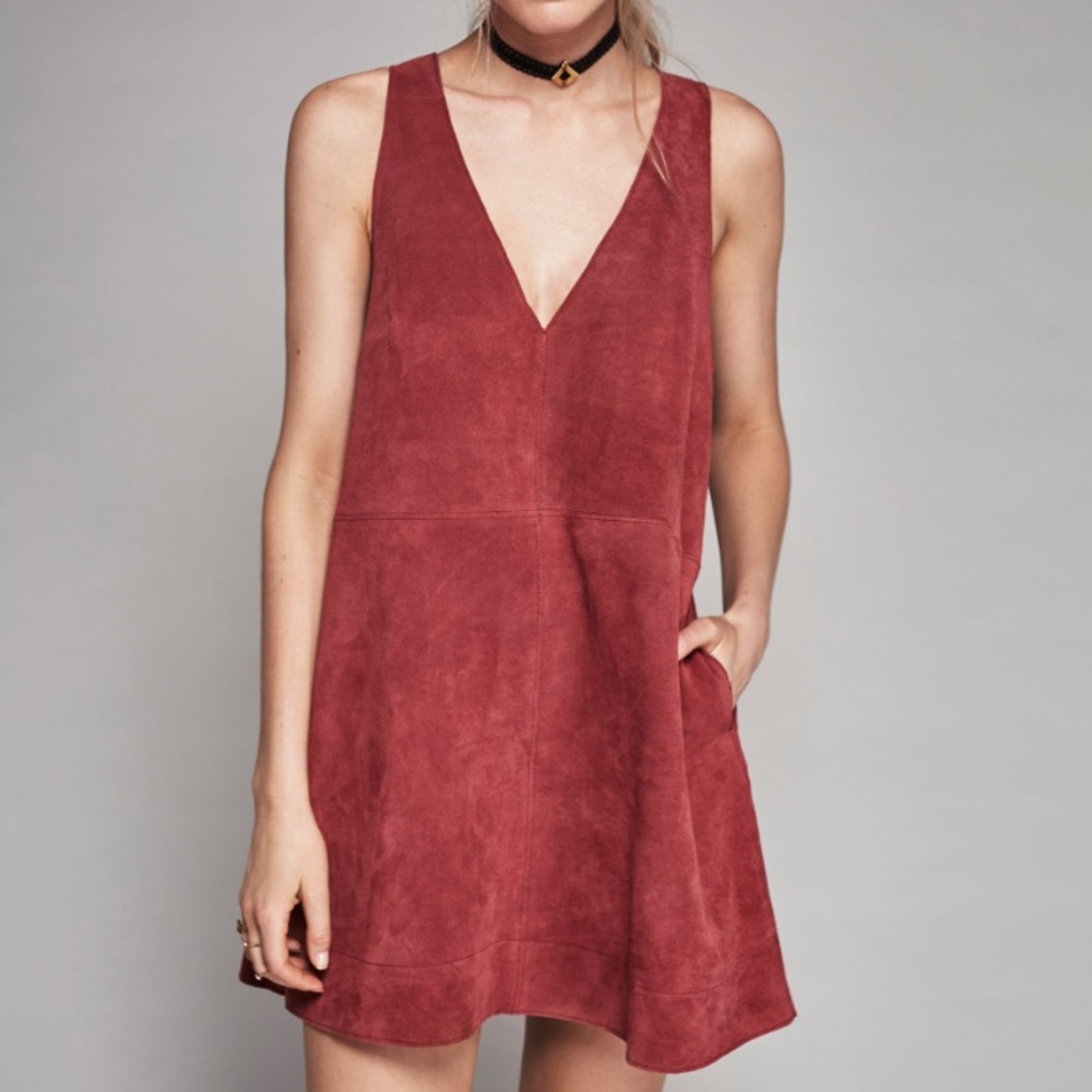 Free People suede dress