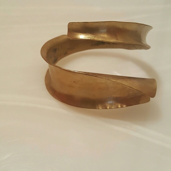 Jewelry - Hand-Forged Spiral Copper Cuff (Bracelet)