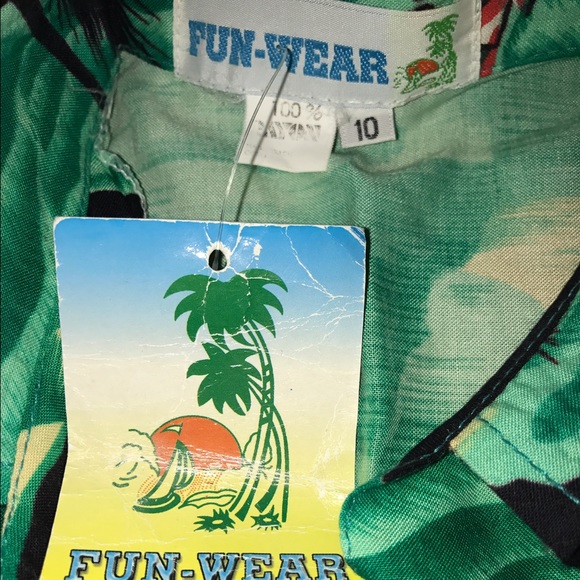 Tropical palm print outfit - Picture 4 of 4