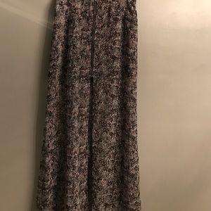 BCBGeneration illusion maxi with front zip & slit