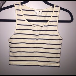 Striped Crop Top