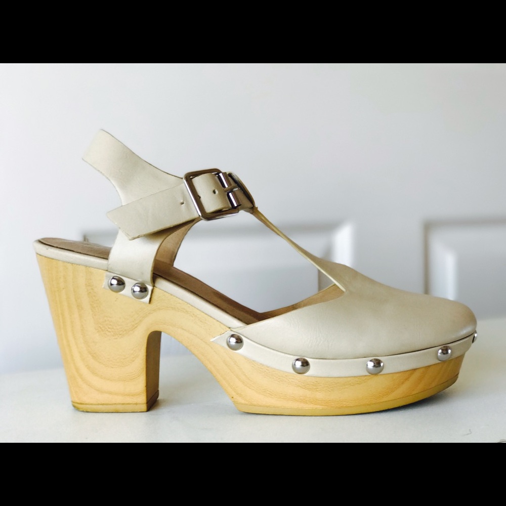 ASOS Nude Clog Heels