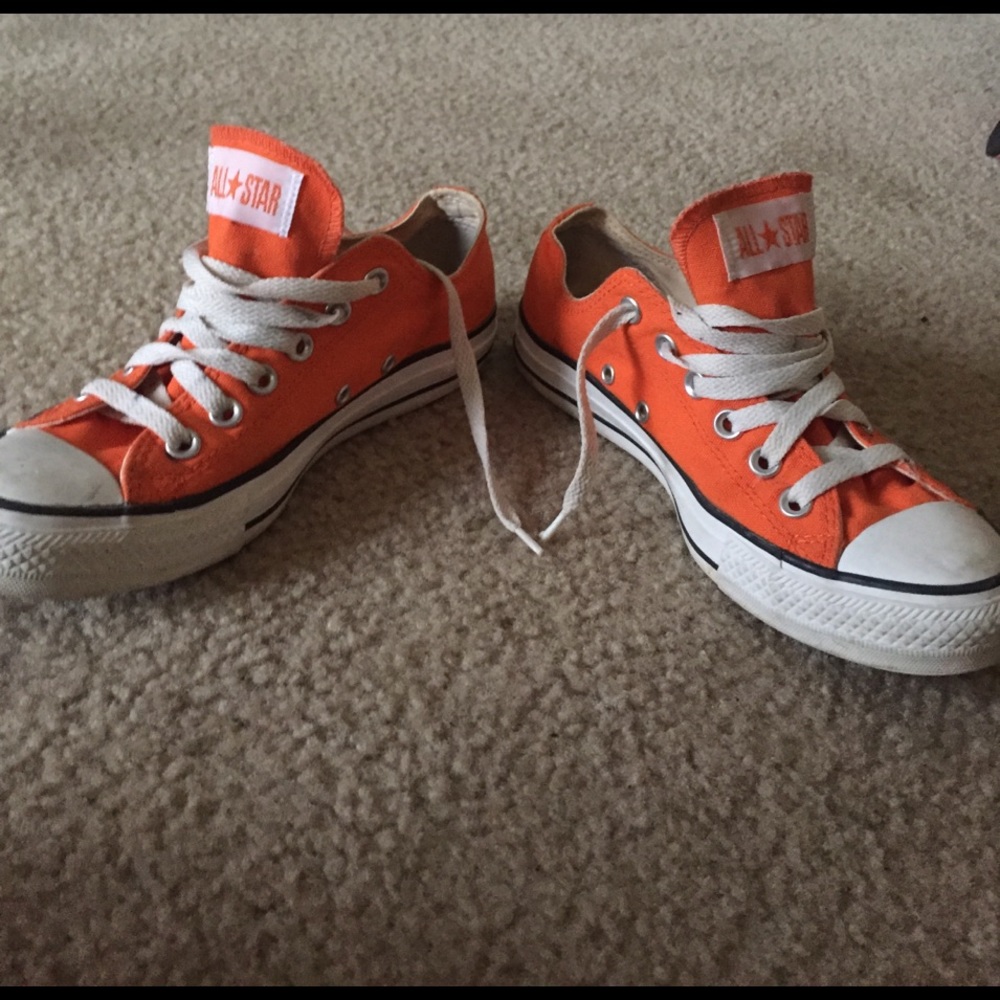 Orange converse