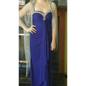 Royal purple/blue prom dress
