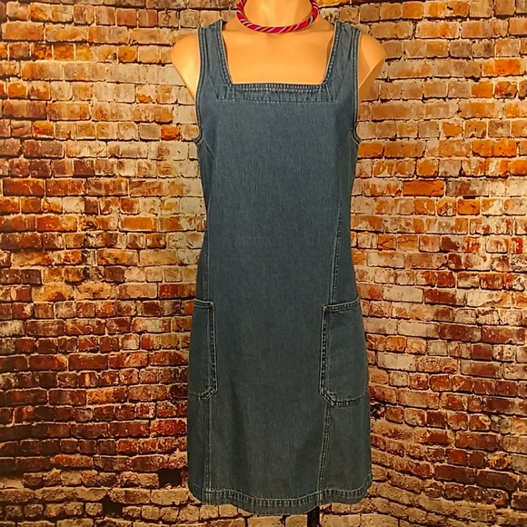 Dresses & Skirts - Denim Tunic Dress Size 8