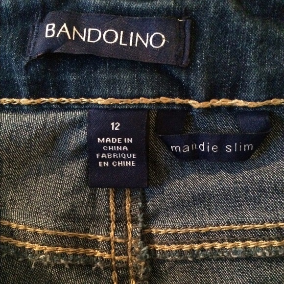 NWOT Bandolino Slim Jeans - Picture 3 of 4